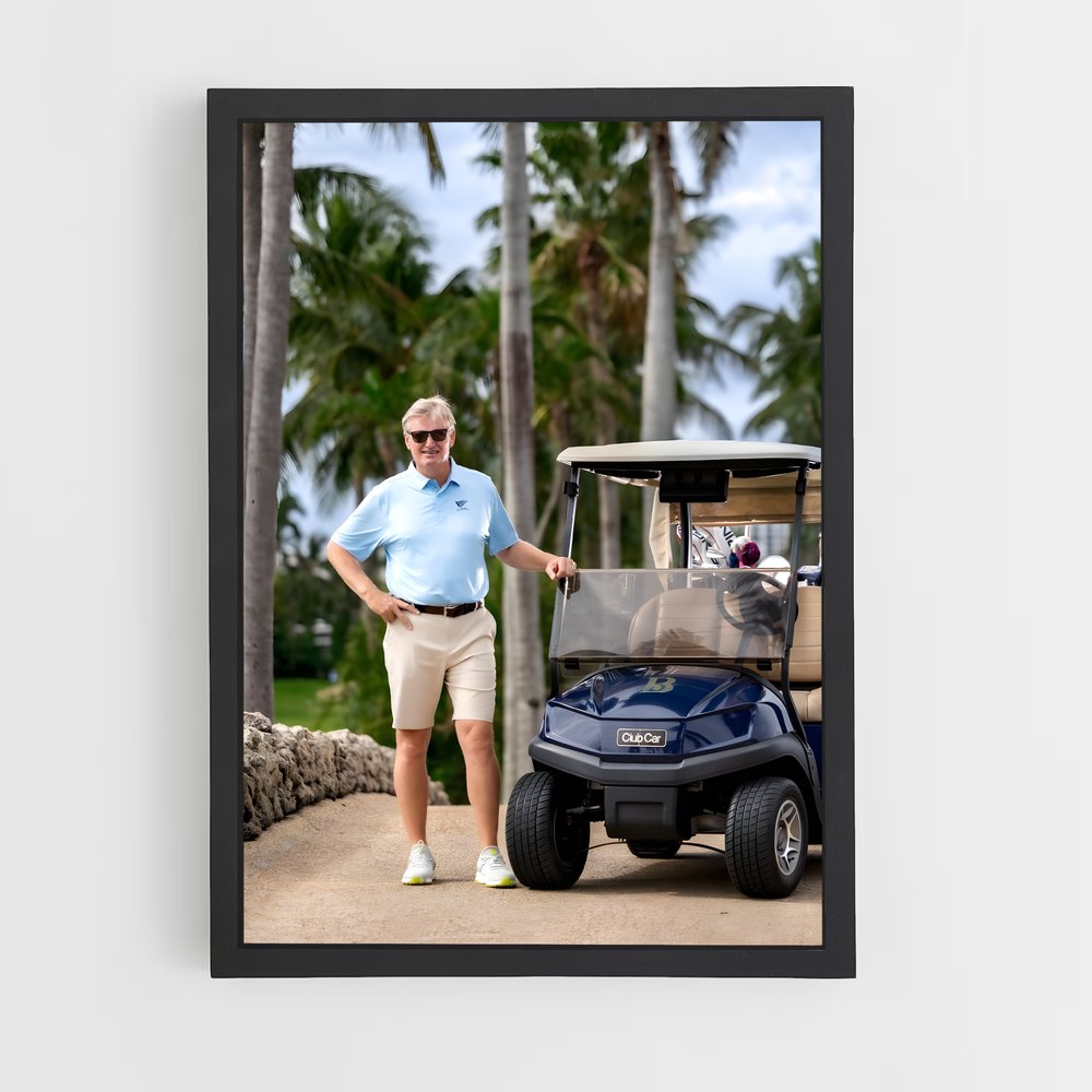 Poster Tee Time Ernie – affiche Golf (vue 2)